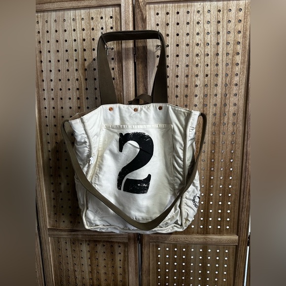 FEED Burlap Reversible Save the Children of the World Tan Tote Travel Beach Bag - Picture 7 of 10